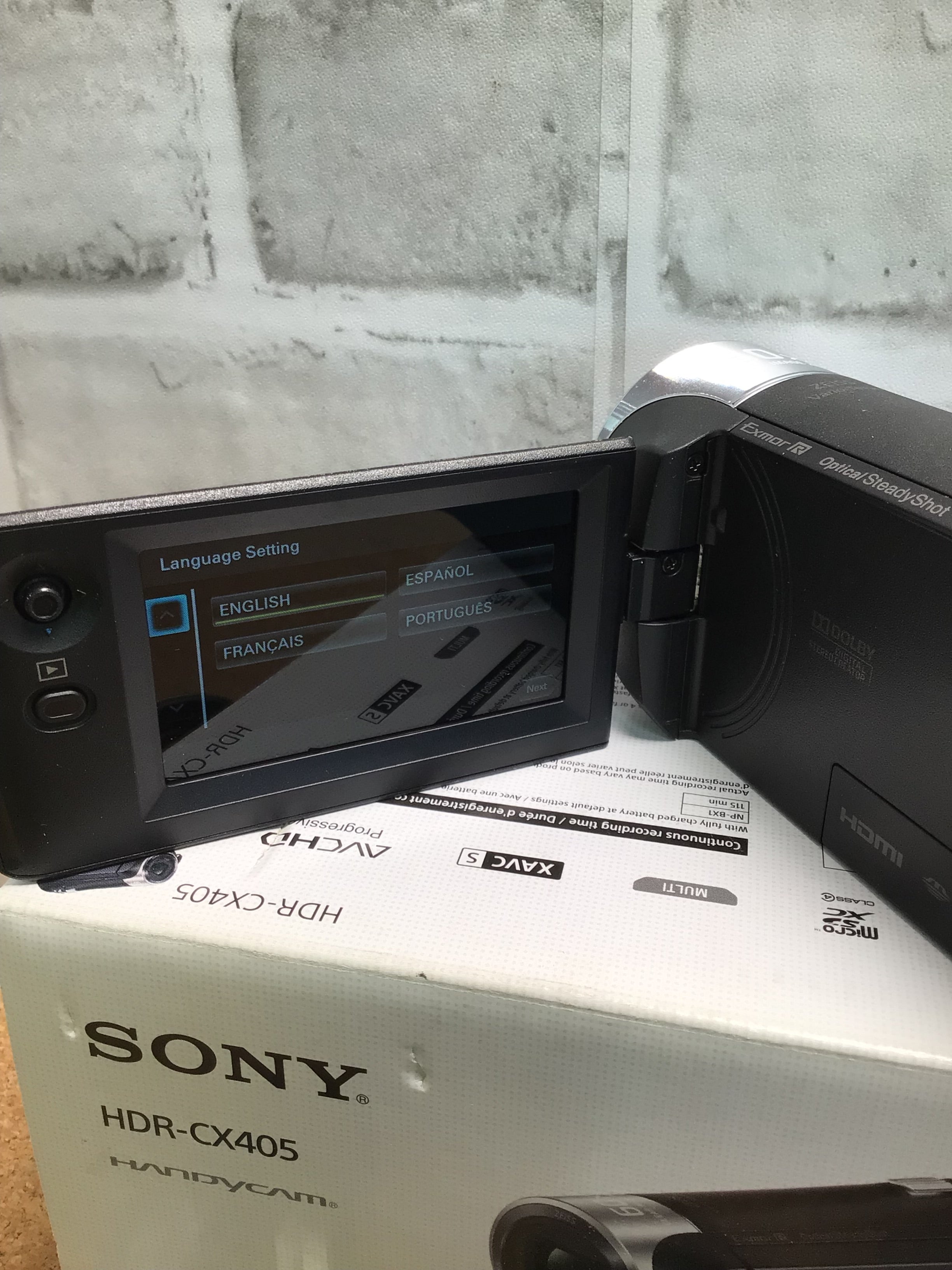 Sony - HDRCX405 HD Video Recording Handycam Camcorder (black) (7932553822446)